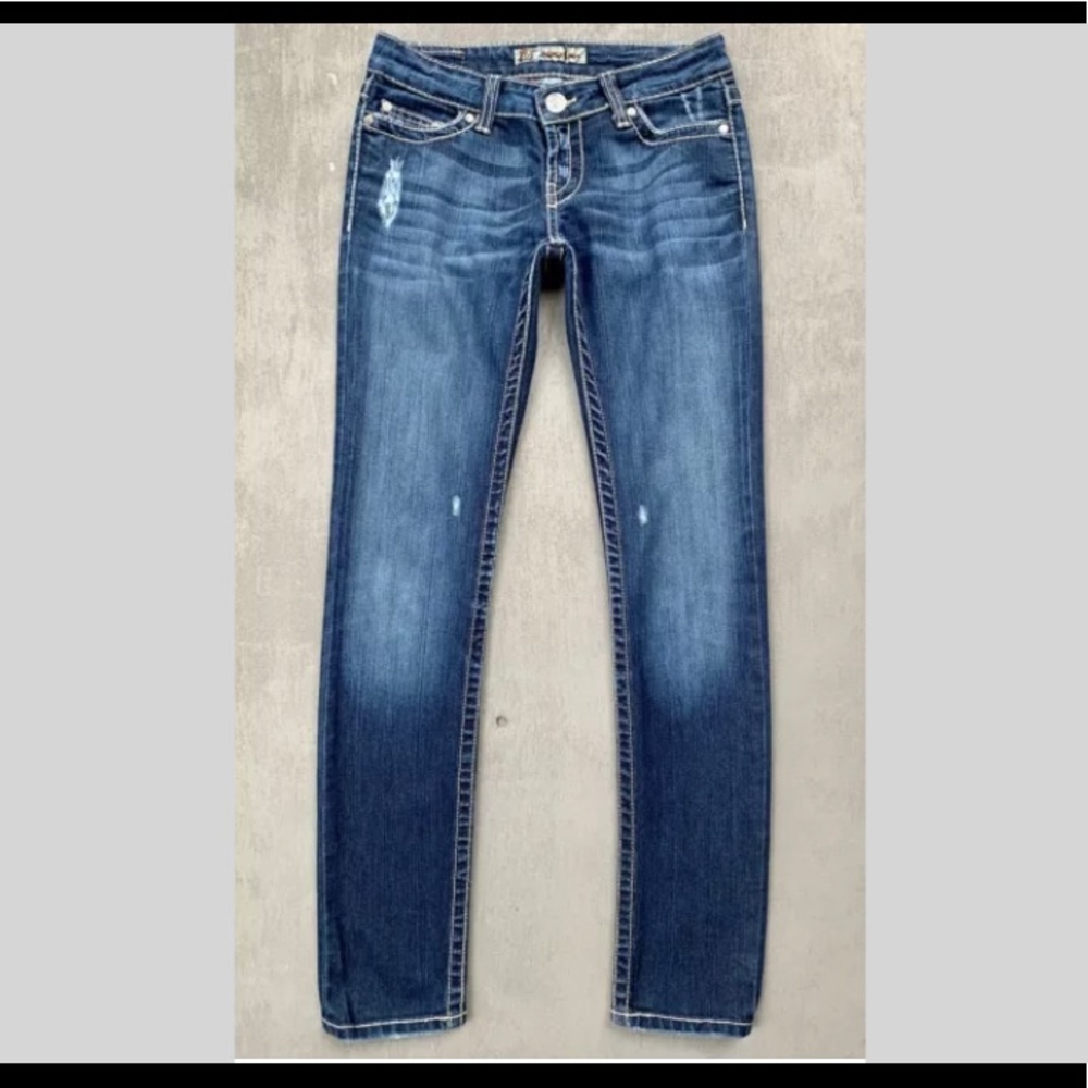 BKE Madison Indigo Rinsed Skinny Stretch BlueJeans